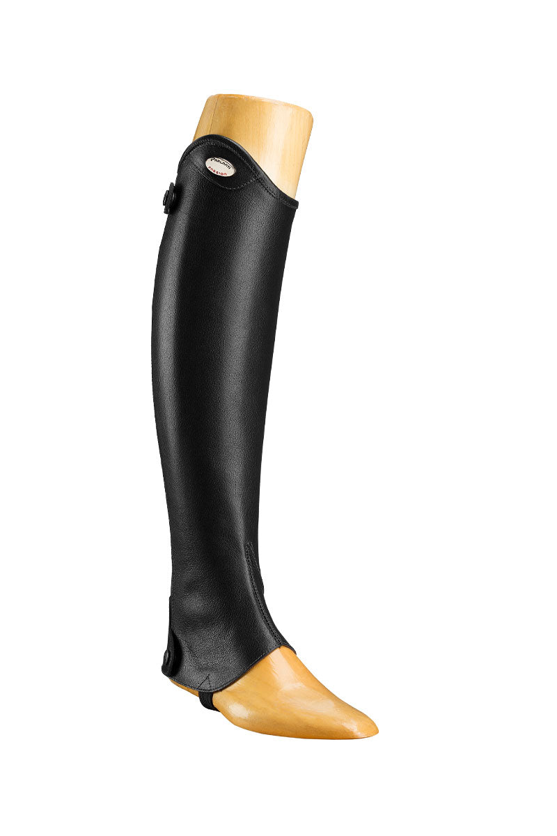 Parlanti Elastic Mini Chaps Buffalo Leather Black