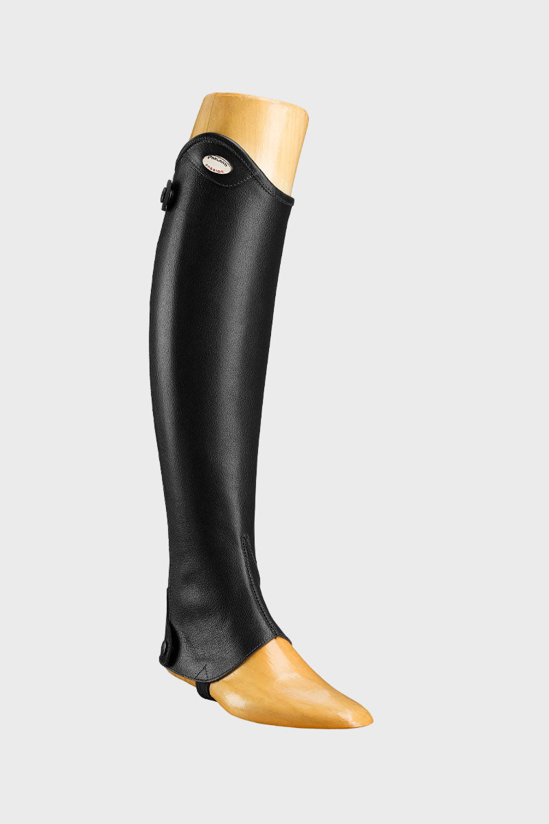 Parlanti Elastic Mini Chaps Buffalo Leather Black