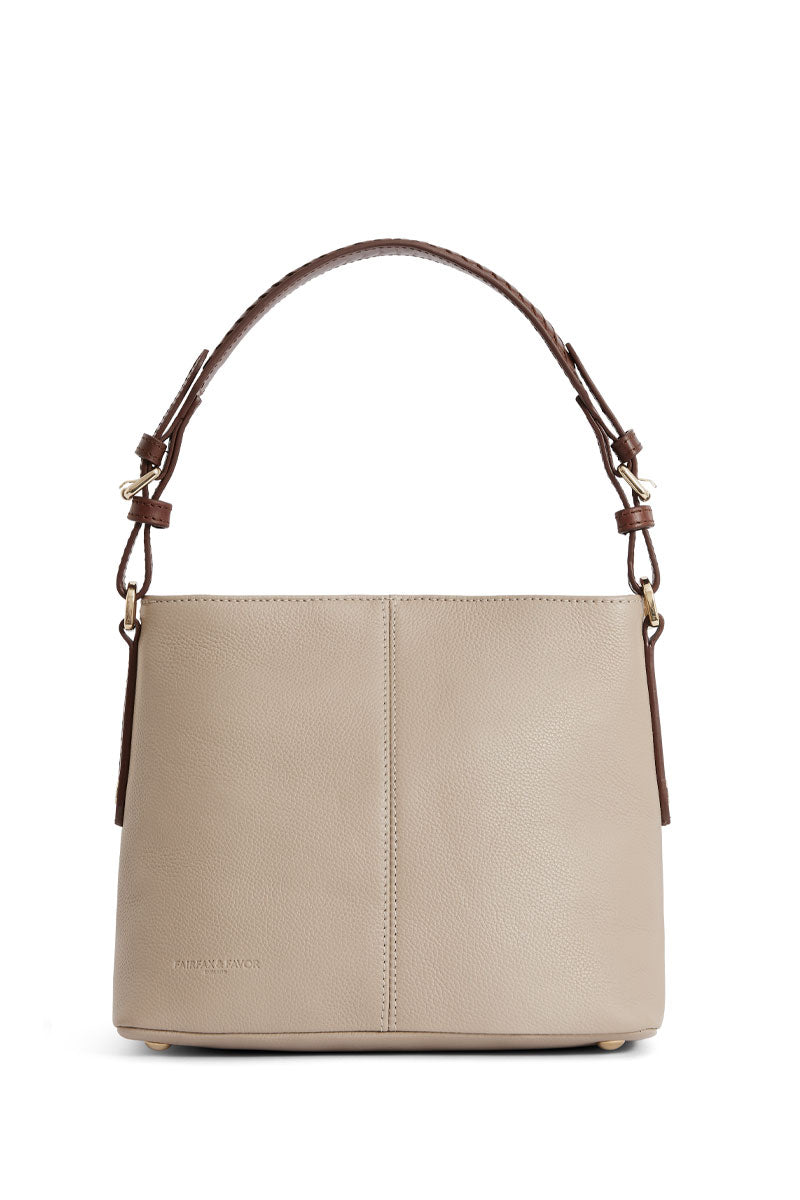 Fairfax & Favor Mini Tetbury Handbag Stone Leather
