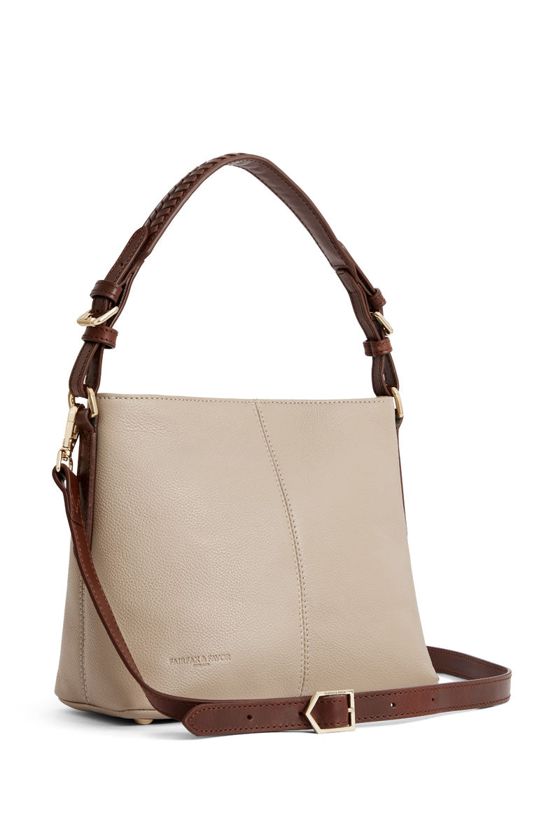 Fairfax & Favor Mini Tetbury Handbag Stone Leather