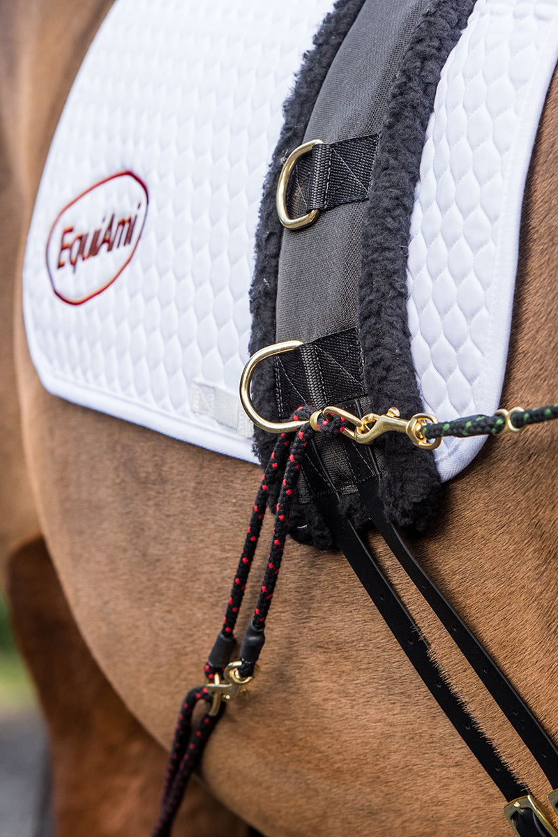 EquiAmi Fleece Lunge Roller Black