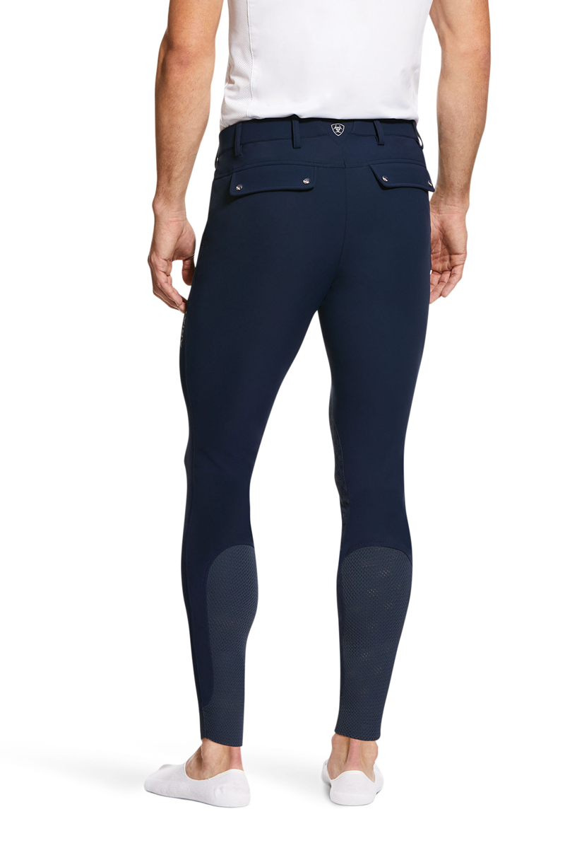 Ariat Men's Tri Factor Grip Knee Patch Breech Navy