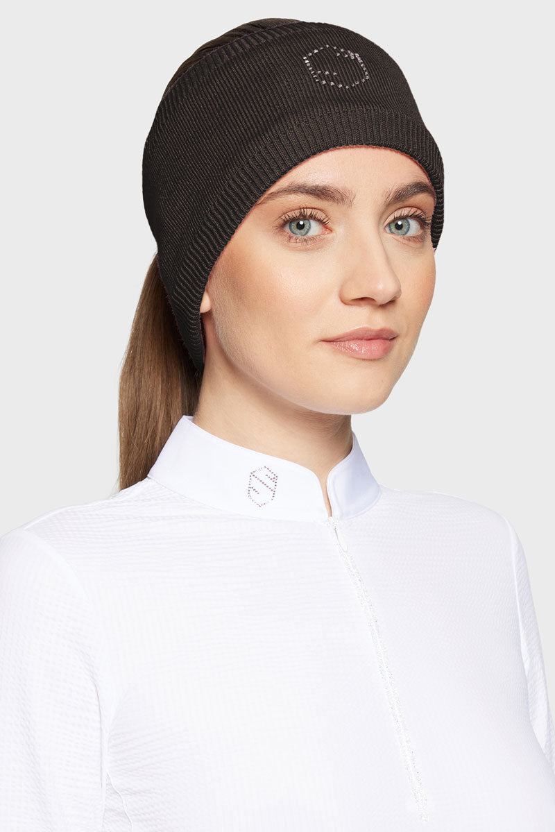 Samshield Amalie Crystal Square Headband Mocha