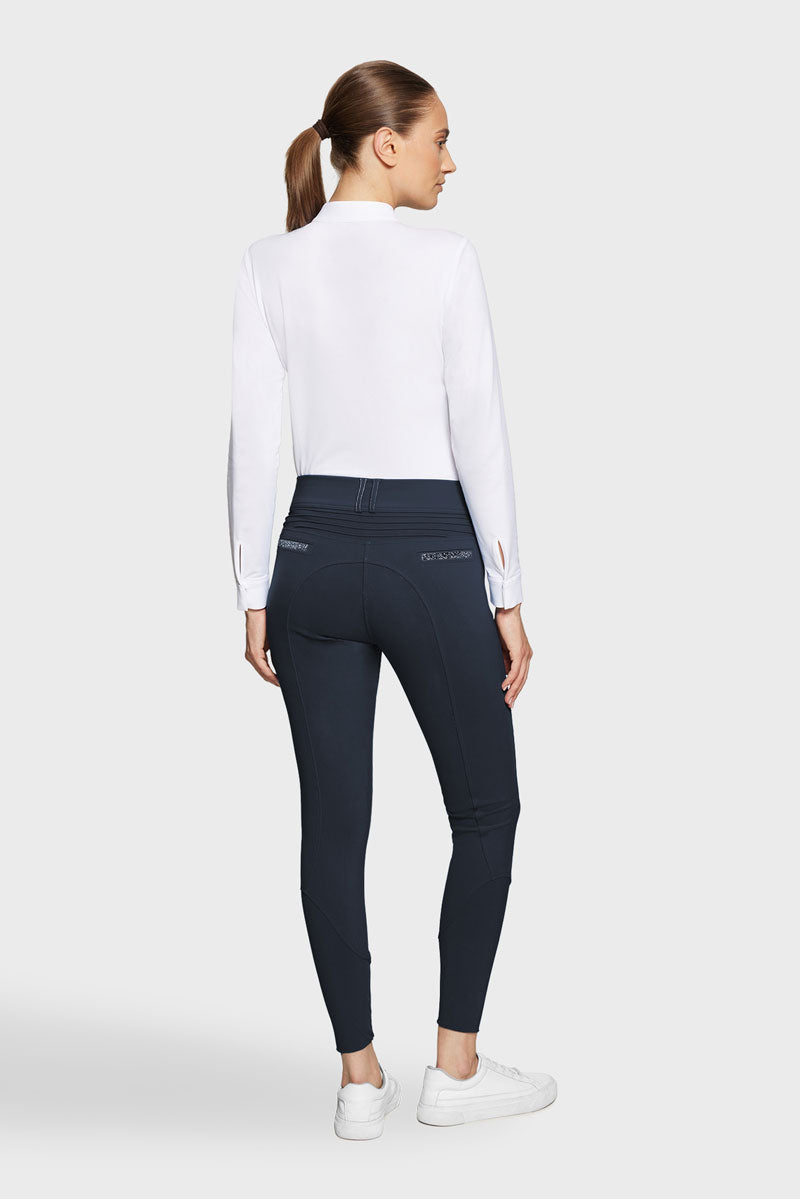 Samshield Clara Premium Knee Grip Breeches Navy