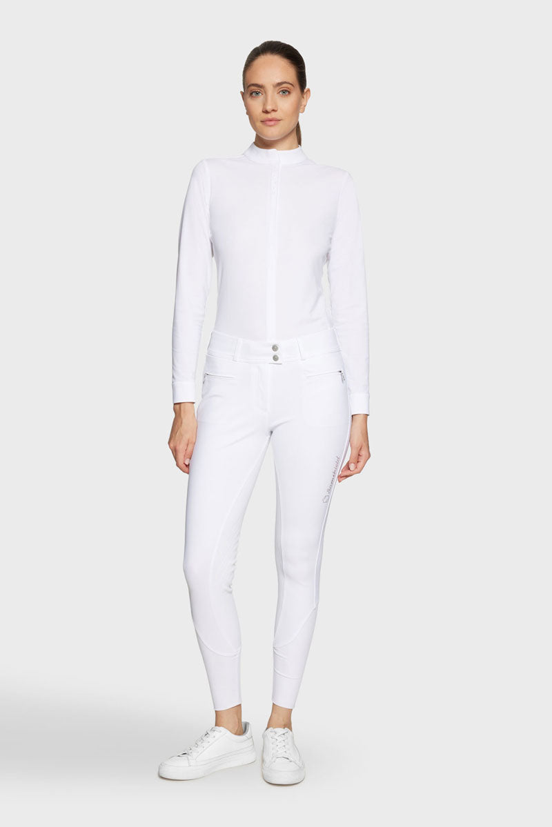 Samshield Clara Premium Knee Grip Breeches White