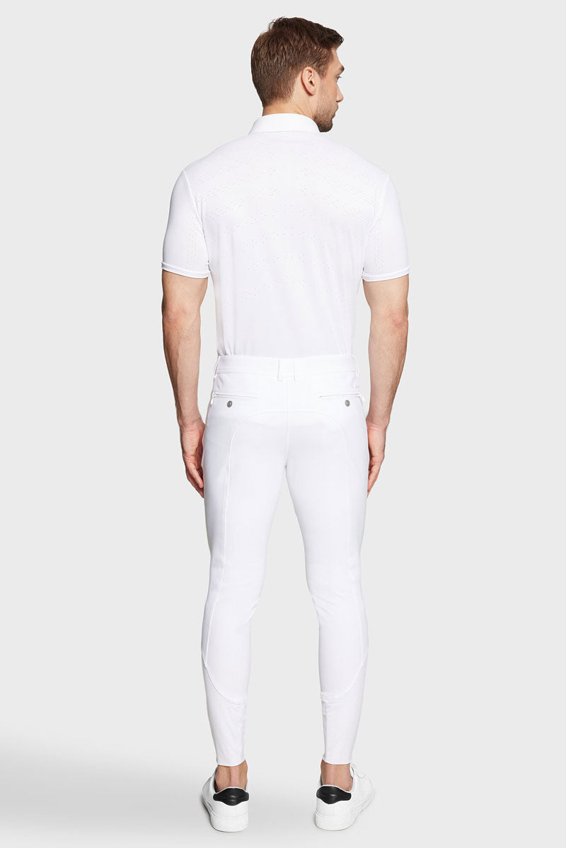Samshield Men's Raphael Matt Knee Grip Breeches White
