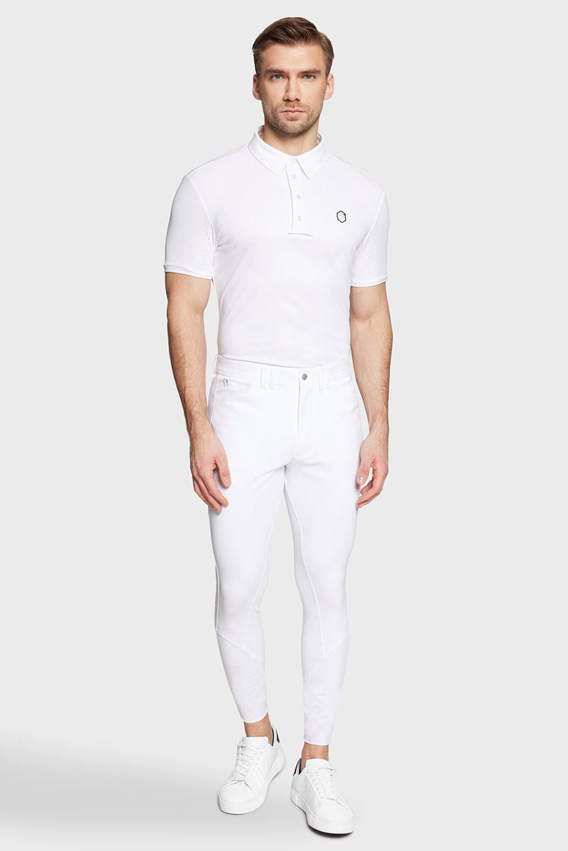 Samshield Men's Raphael Matt Knee Grip Breeches White
