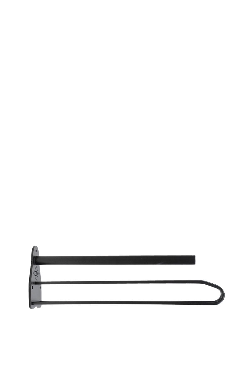 Grooming Deluxe Saddle Rack with Saddle Pad Holder Black