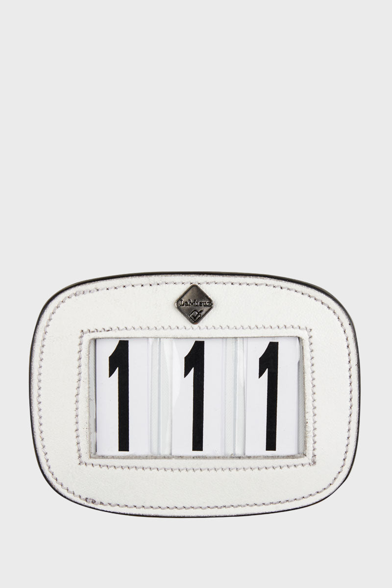 Le Mieux Saddle Pad Number Holder White