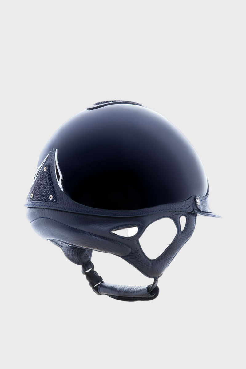 Antares Shagreen Premium Glossy Helmet Blue/Blue