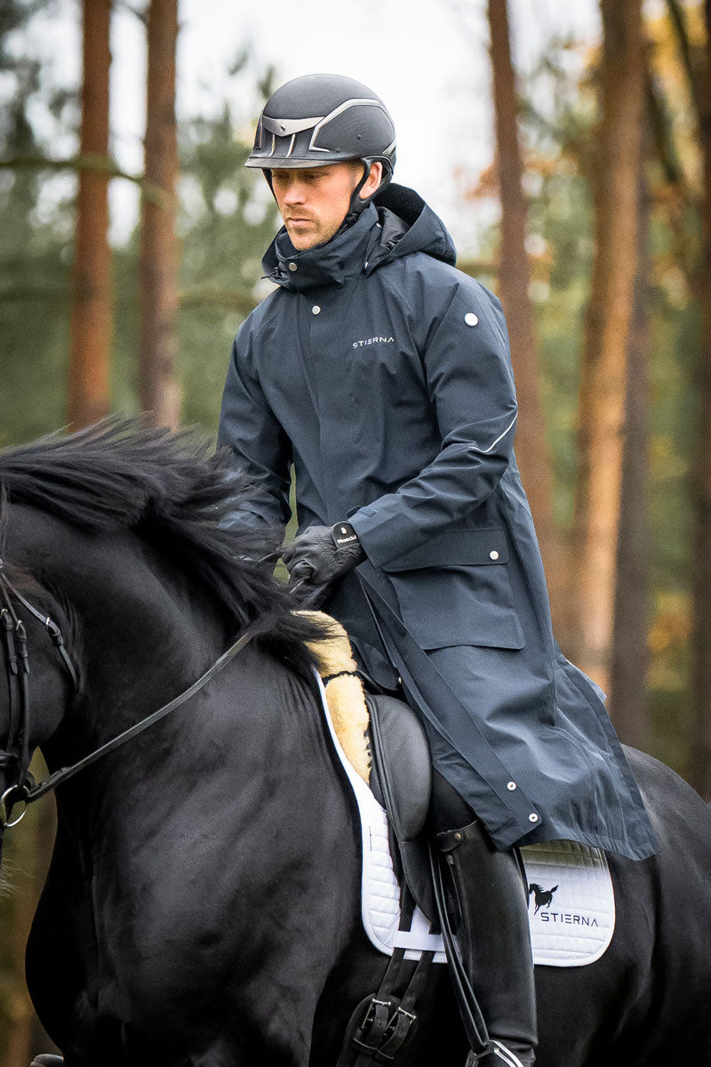 Stierna Men's Sky Raincoat Midnight Navy