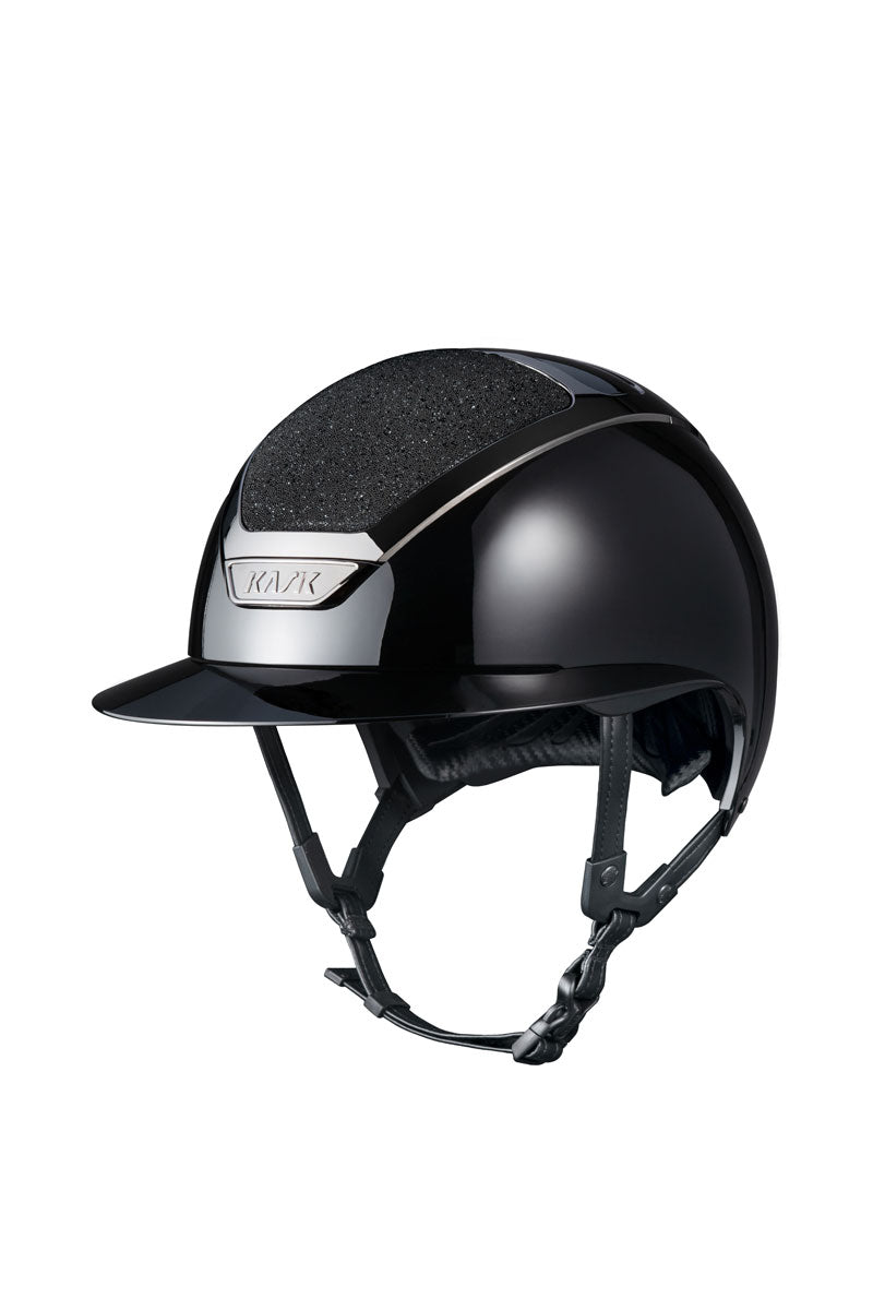 KASK Star Lady Pure Shine II Crystal Carpet Black/Black with Black Crystals