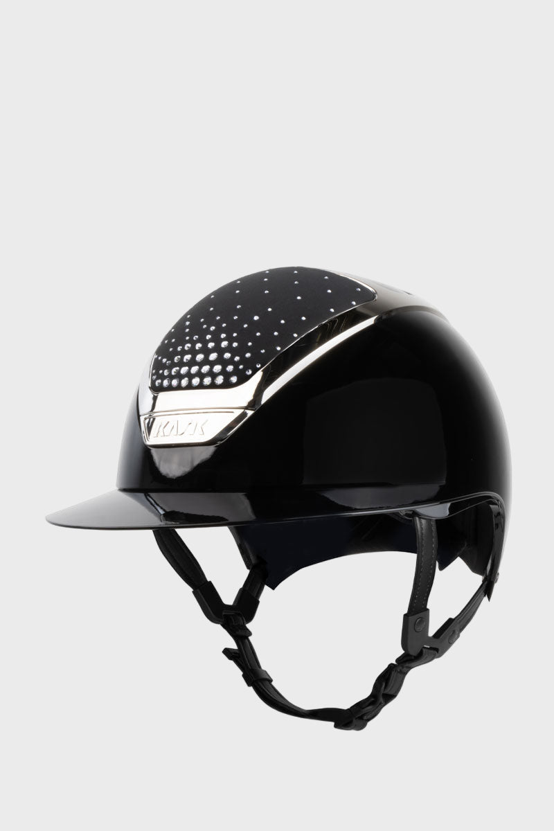 KASK Star Lady Pure Shine II Passage Black with Silver Frame & Crystal Shade