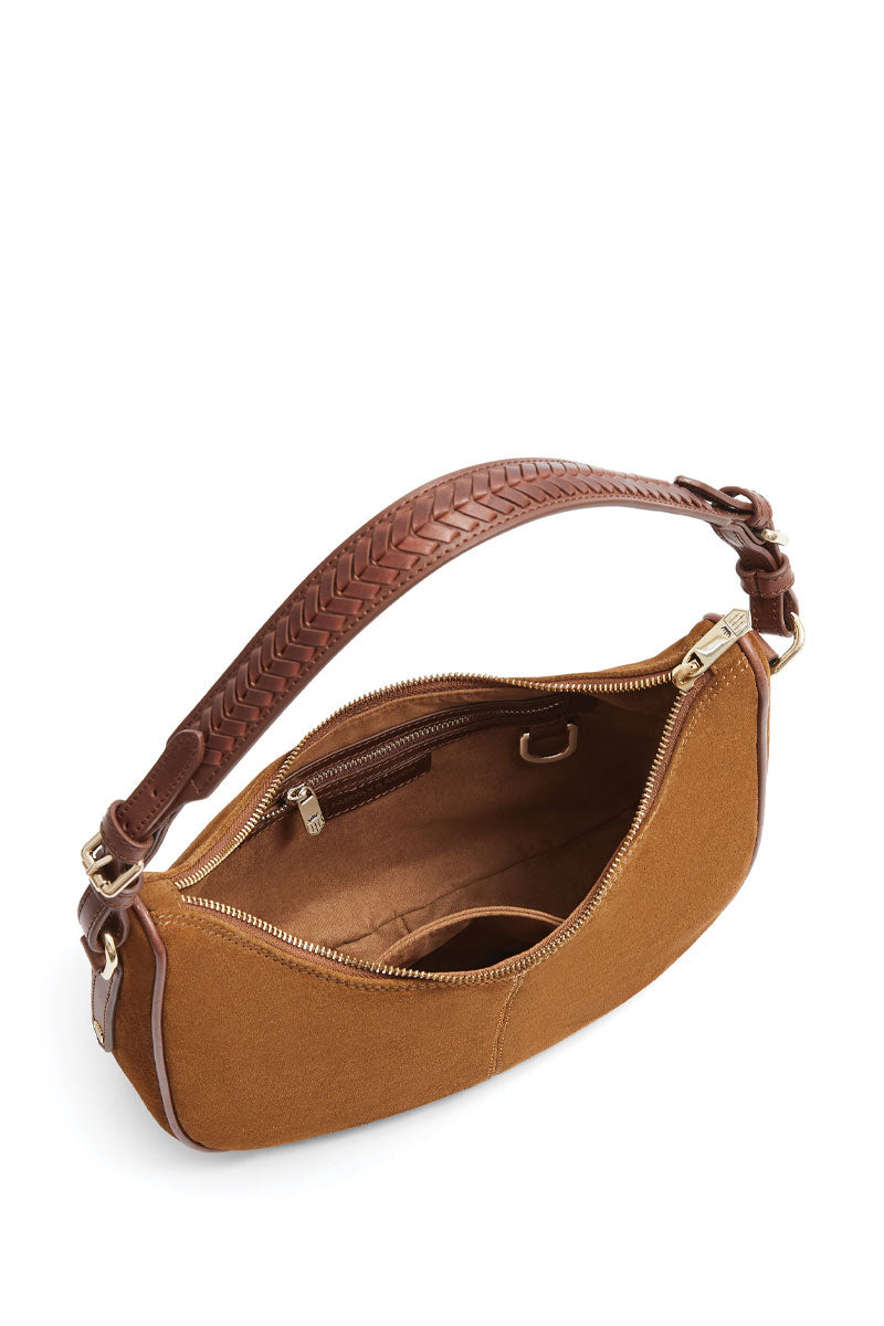 Fairfax & Favor Tetbury Crescent Bag Tan