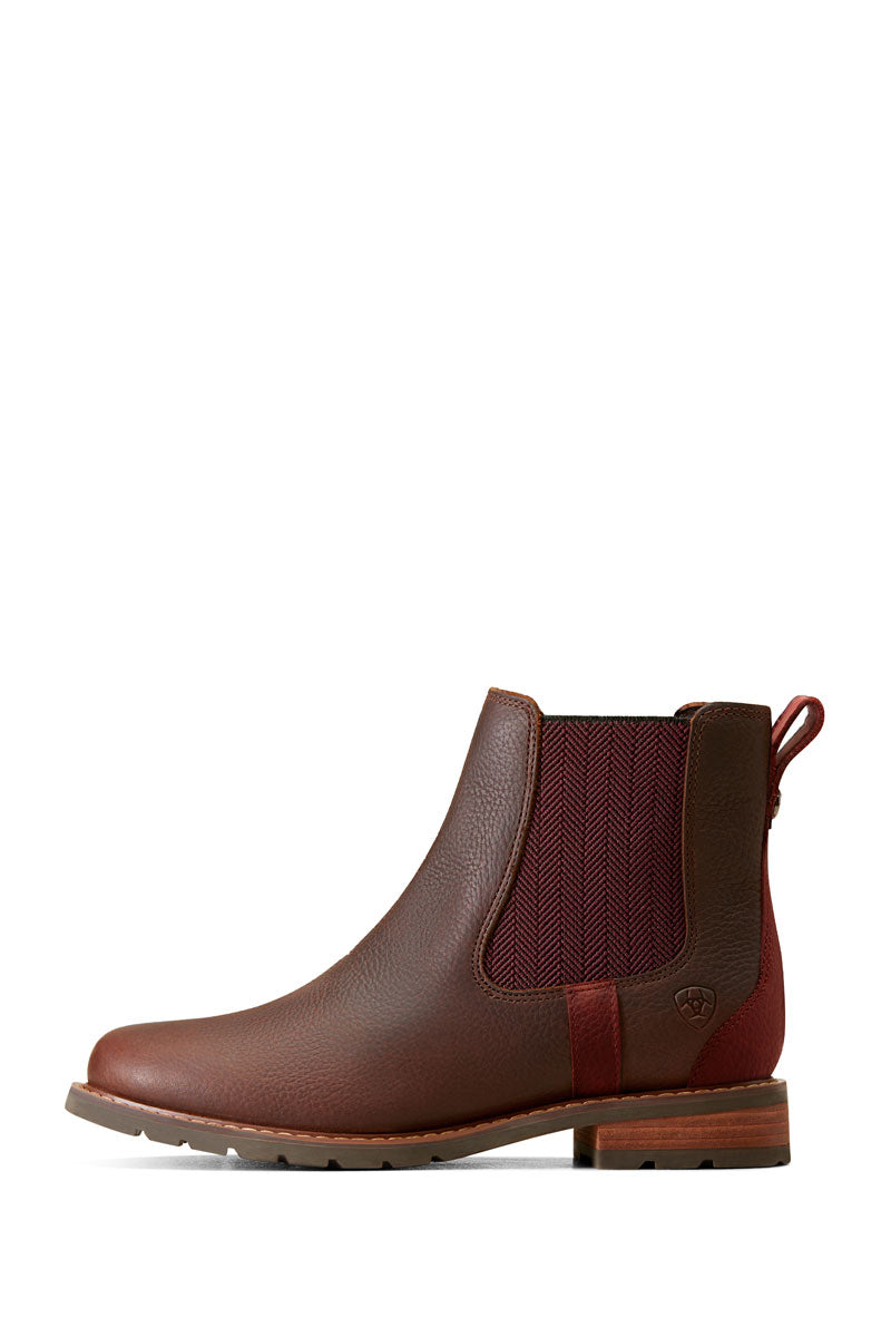 Ariat Women's Wexford Waterproof Chelsea Boot Dark Brown