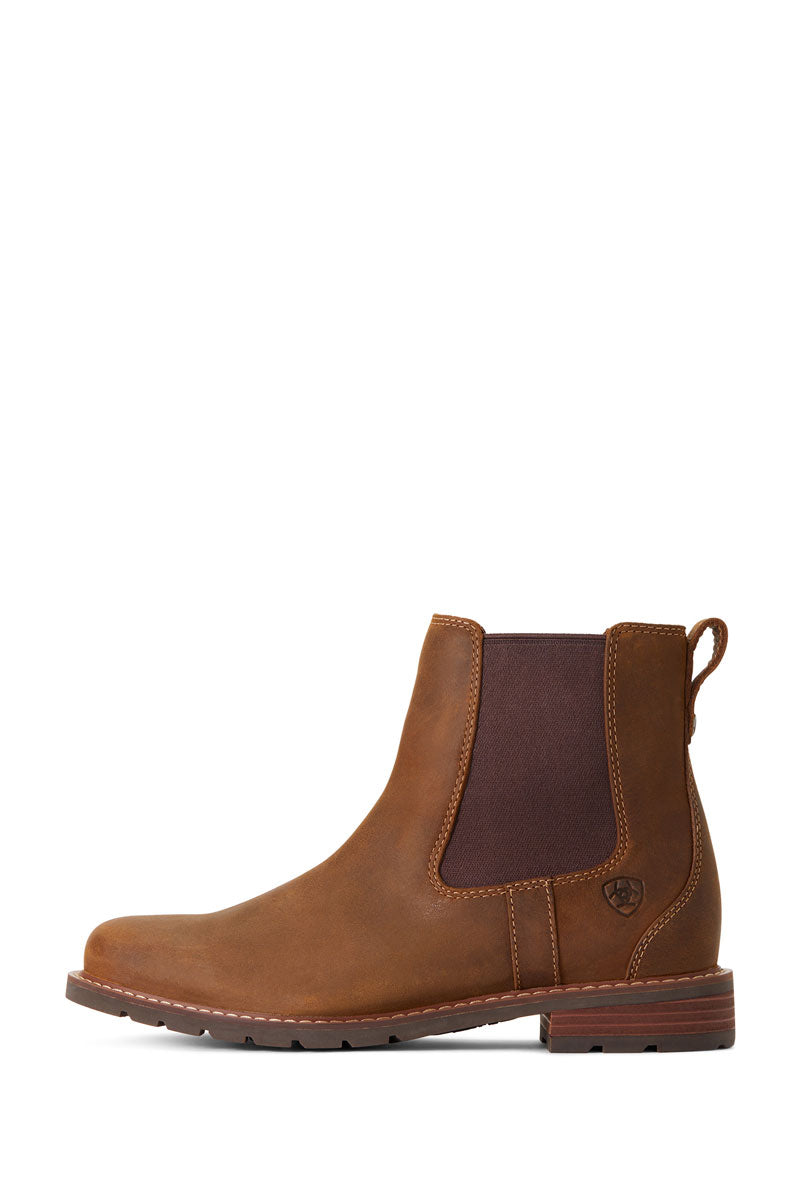 Ariat Wexford Waterproof Chelsea Boot Weathered Brown