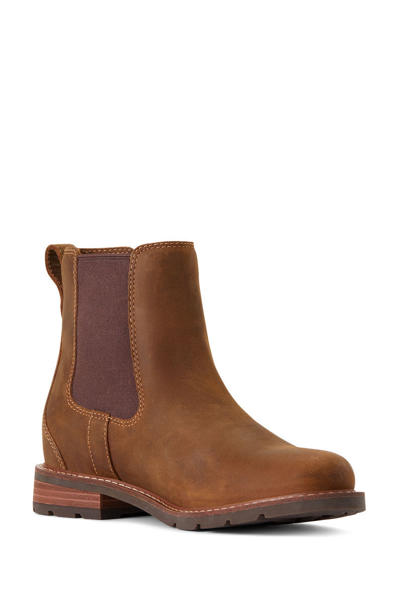 Ariat Wexford Waterproof Chelsea Boot Weathered Brown