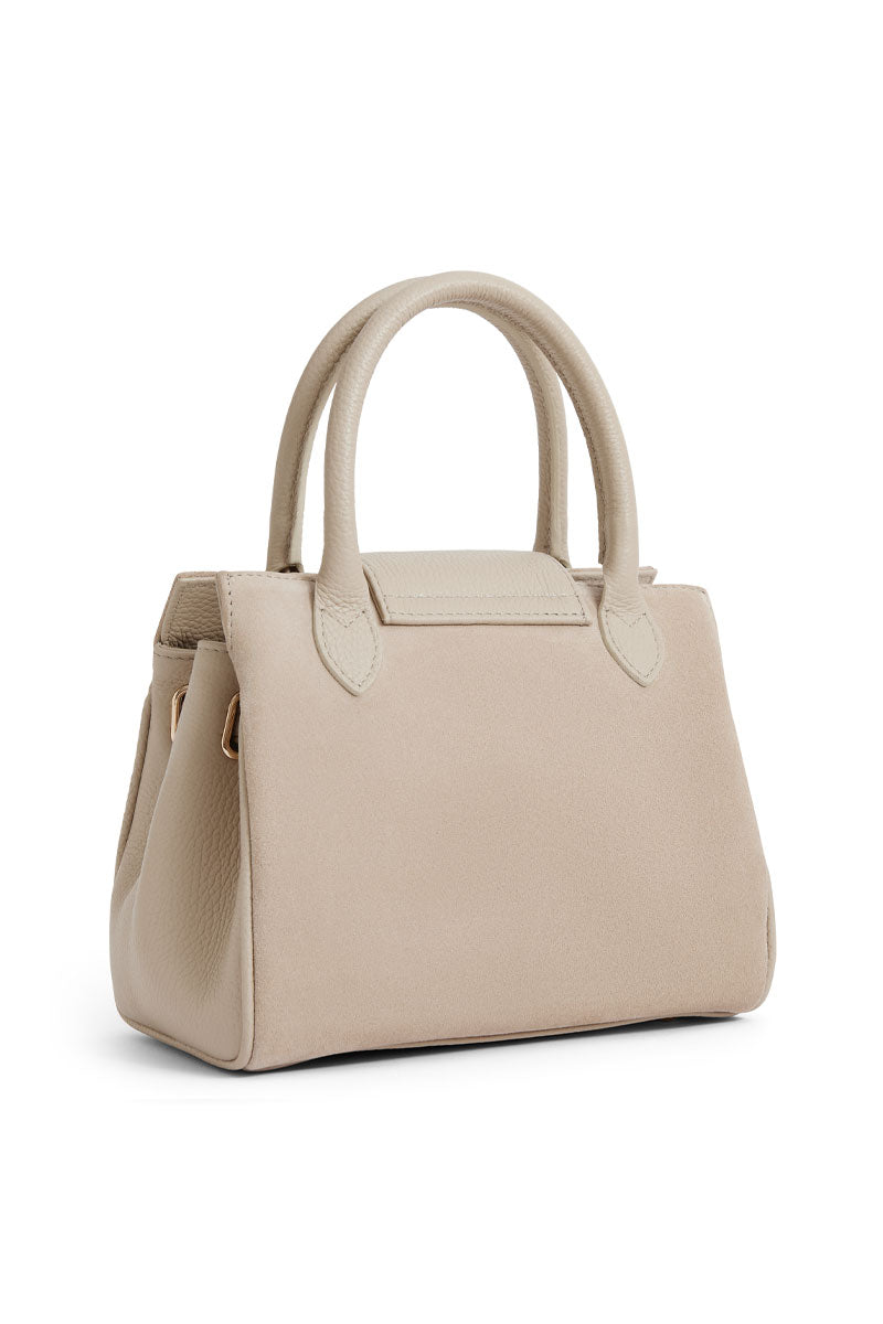 Fairfax & Favor Mini Windsor Handbag Stone Leather