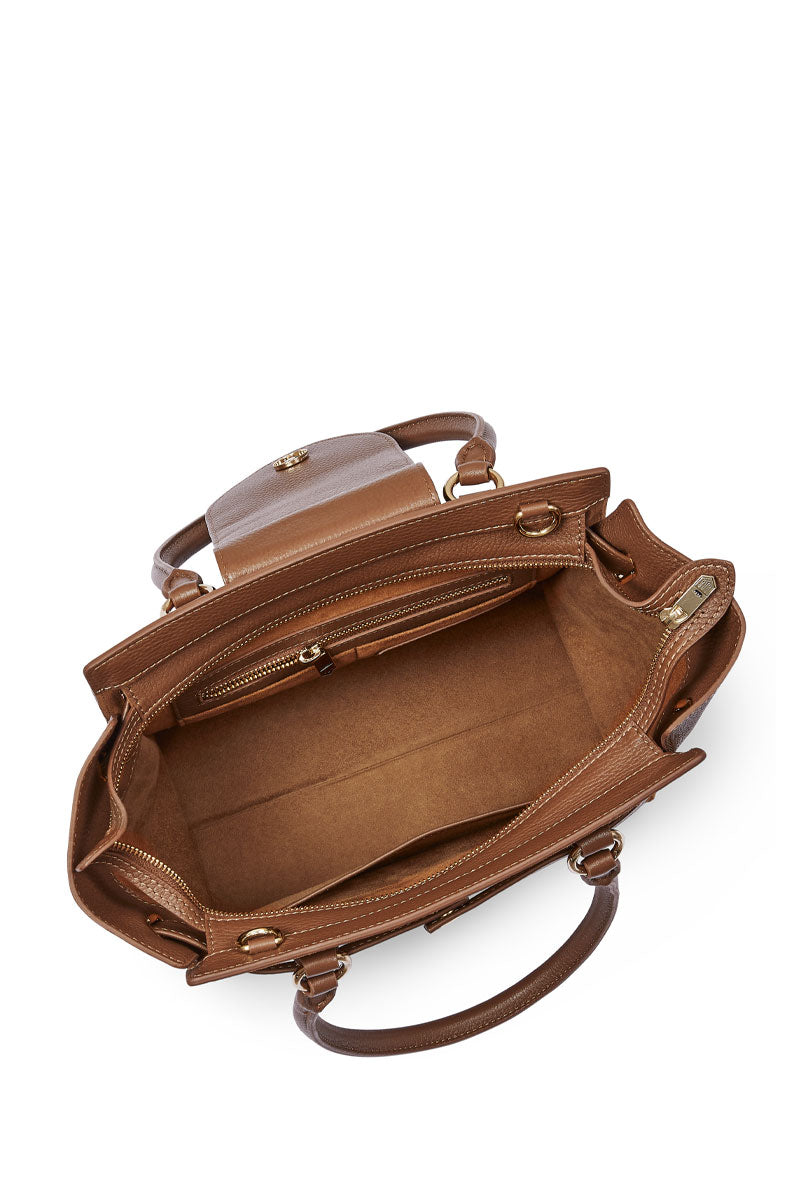 Fairfax & Favor Windsor Tote Tan Suede