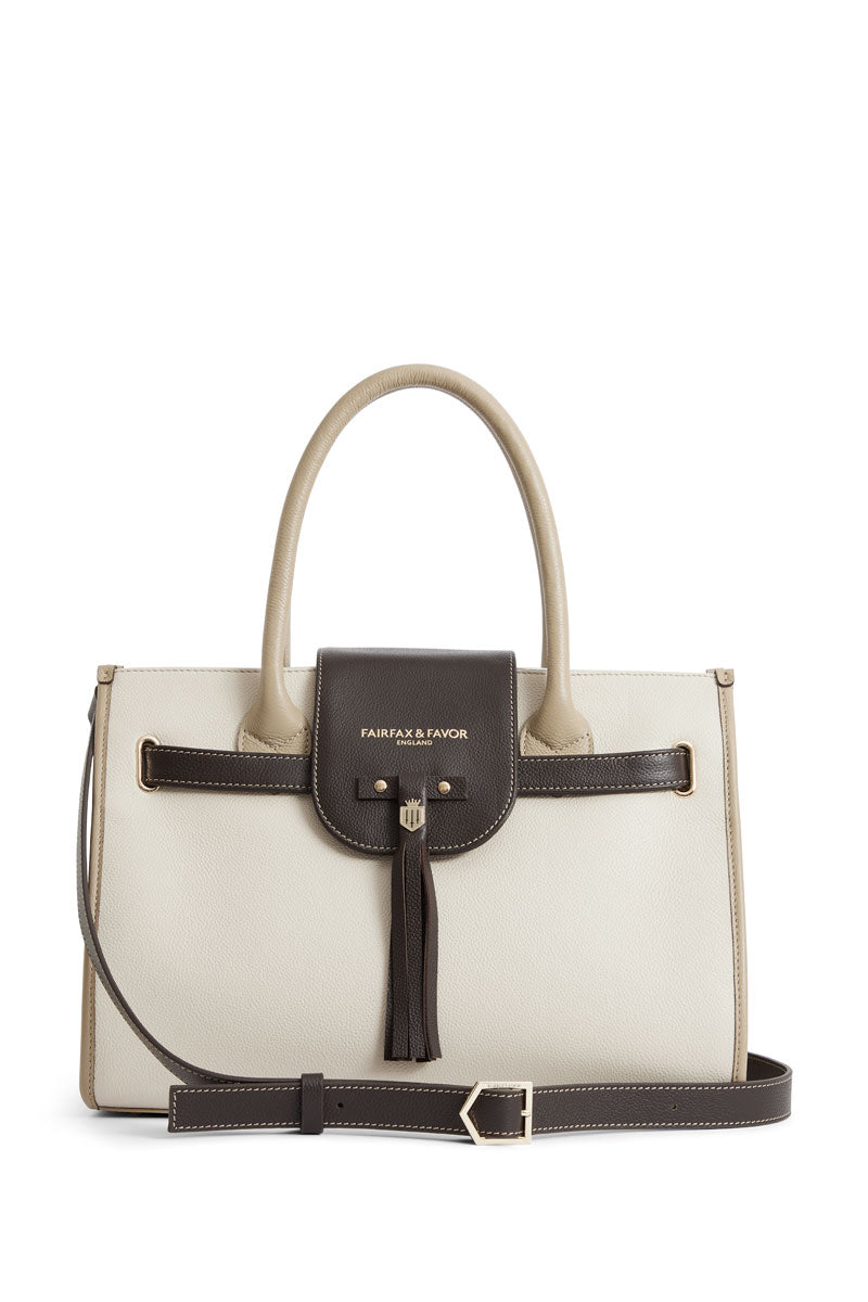 Fairfax & Favor Windsor Handbag Neutral Tri Colour