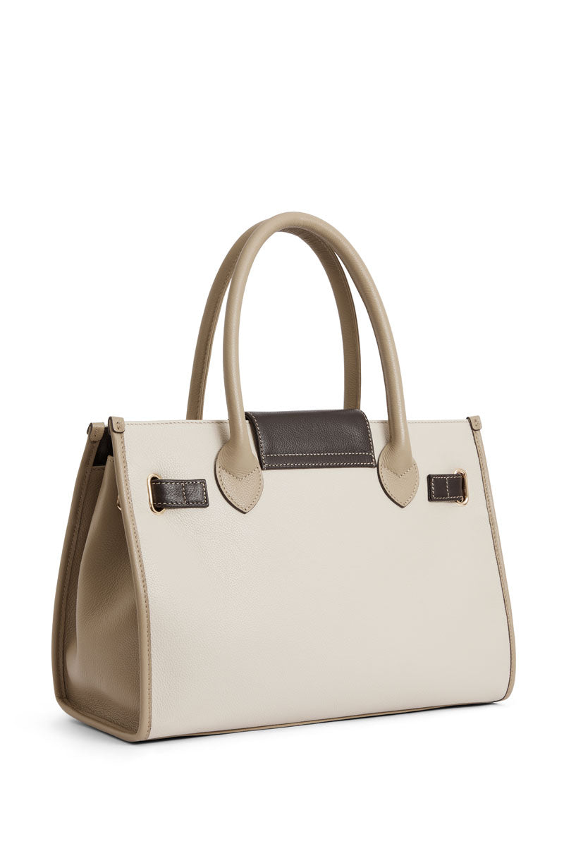 Fairfax & Favor Windsor Handbag Neutral Tri Colour