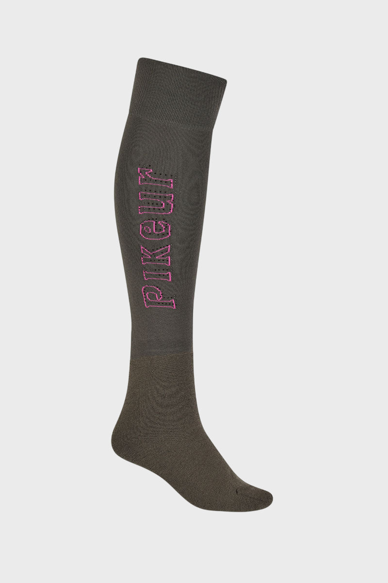 Pikeur Wool Knee High Socks Deep Khaki