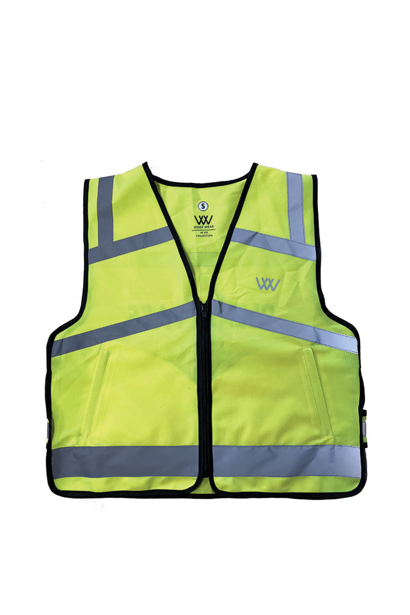 Woof Wear Hi Vis Riding Vest - Yellow