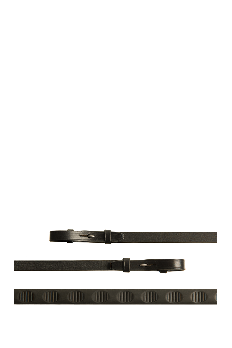 Thumb Grip Reins 5/8"- Black