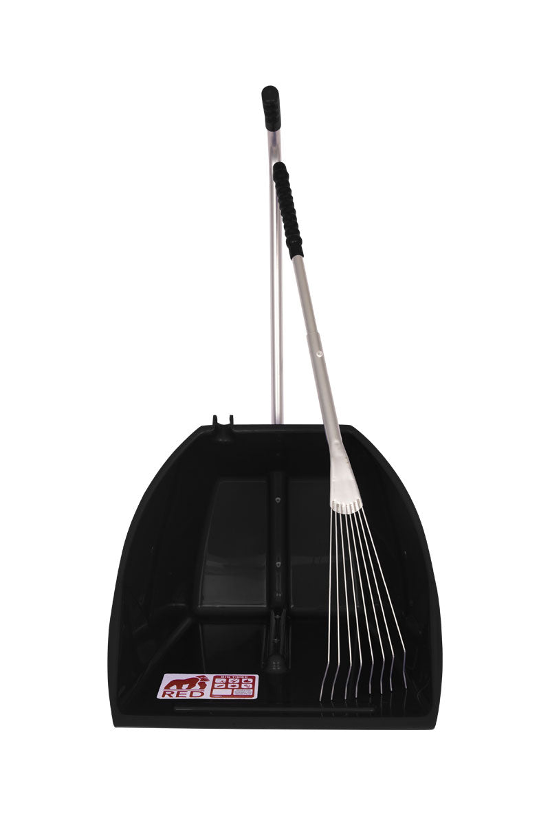 Red Gorilla Big Tidee with Long Metal Rake