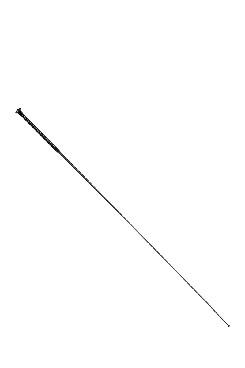 Country Direct Leather Handle Dressage Whip- Black