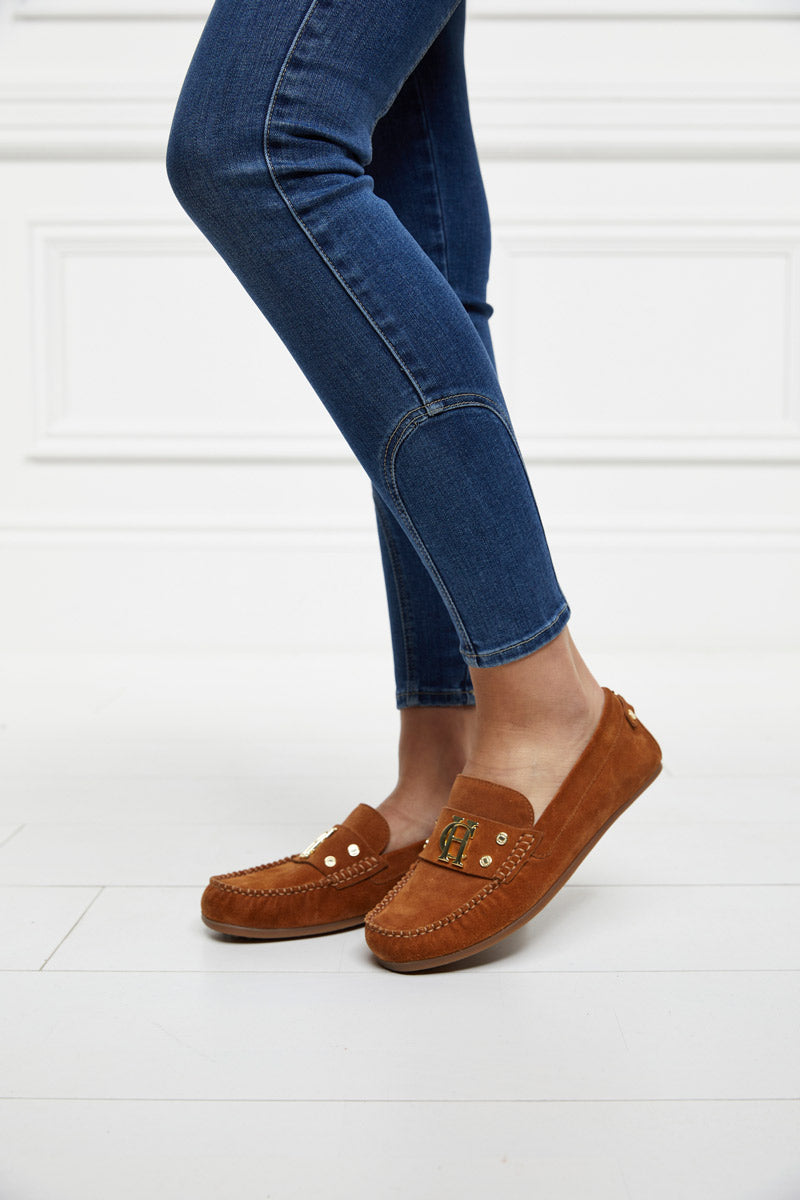 Holland Cooper Driving Loafer Tan