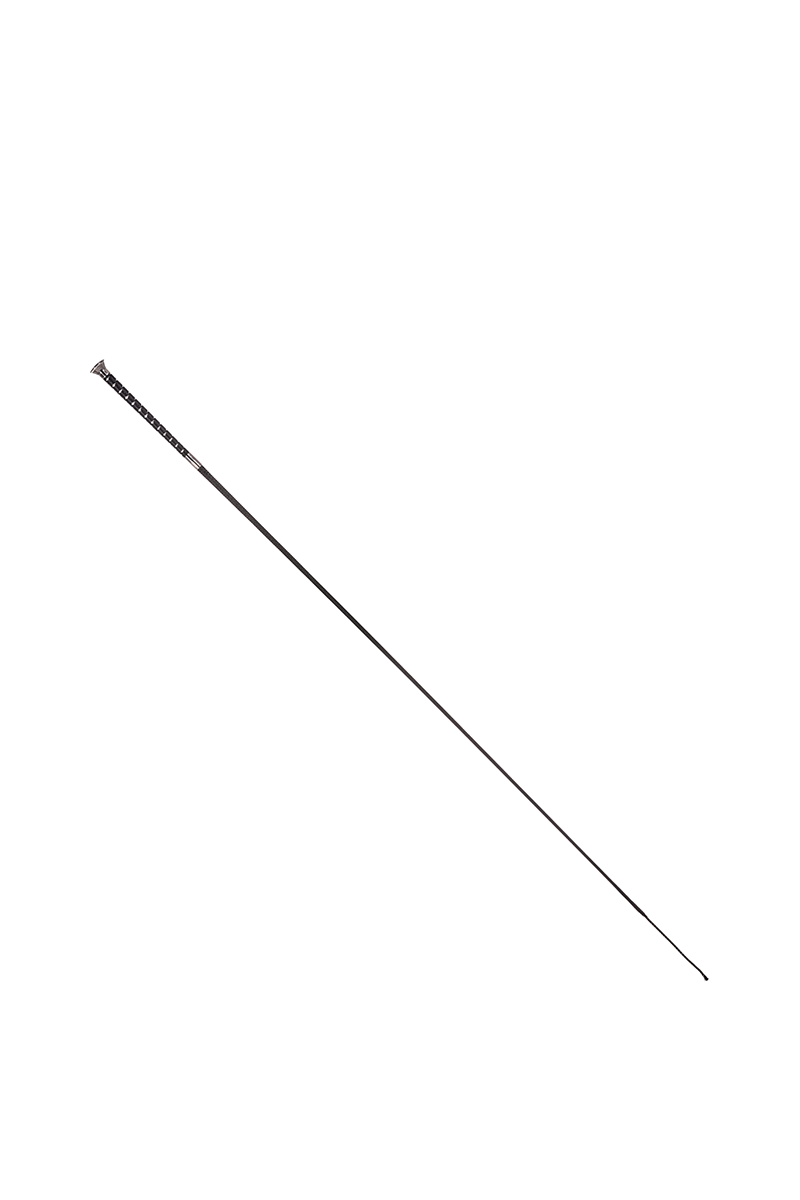 Country Direct Metallic Fleck Dressage Whip - Black