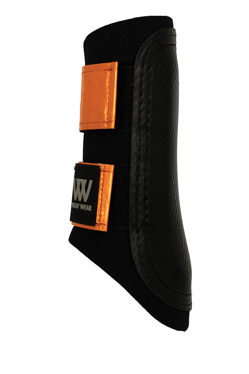 Woof Wear Reflective Club Brushing Boot - Orange