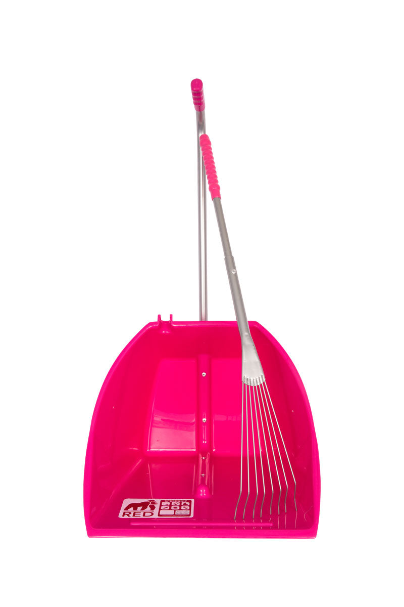 Red Gorilla Big Tidee with Long Metal Rake