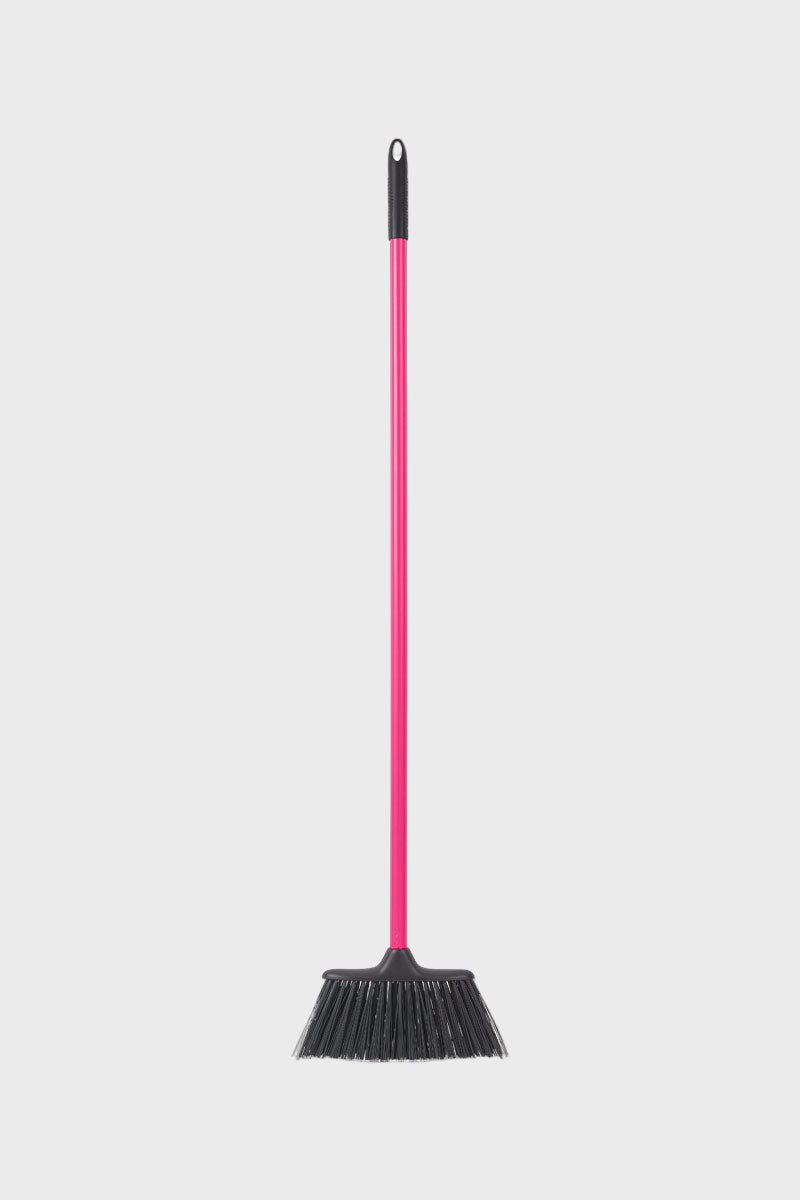 Red Gorilla Poly Yard Broom Pink