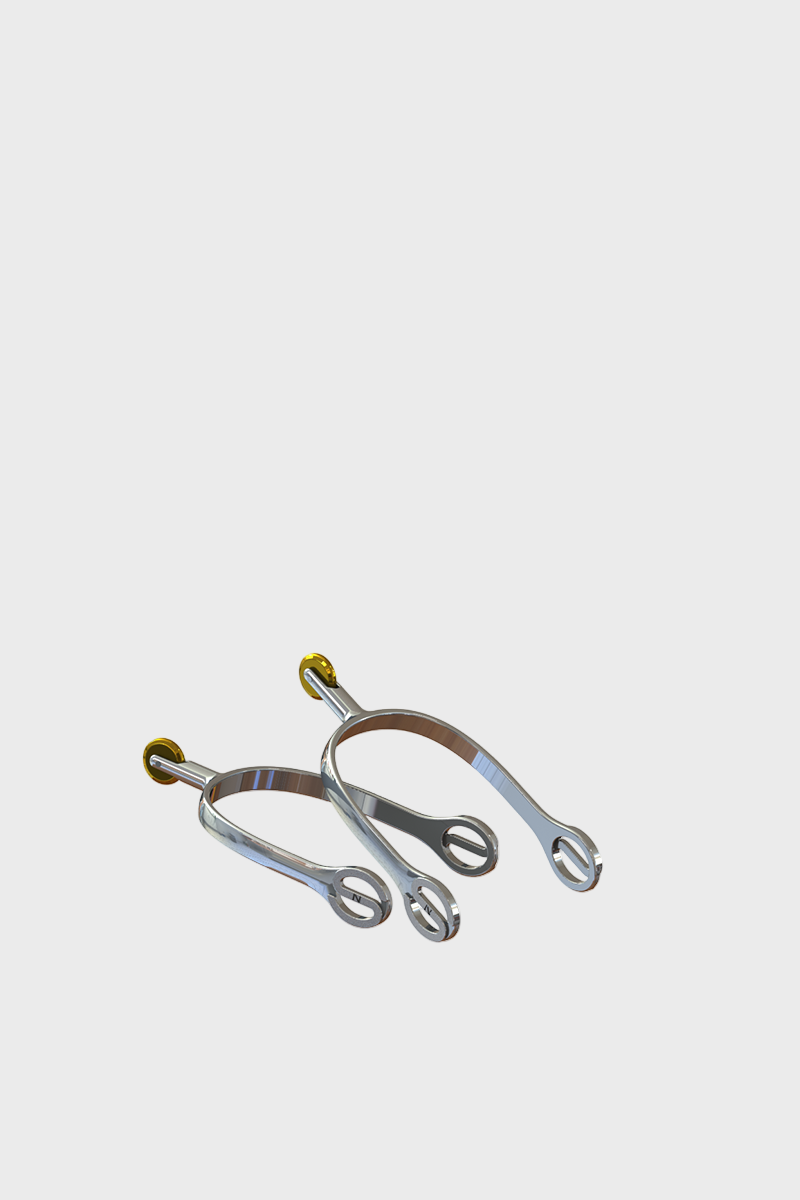 Neue Schule Smart Rowel Spurs - Silver