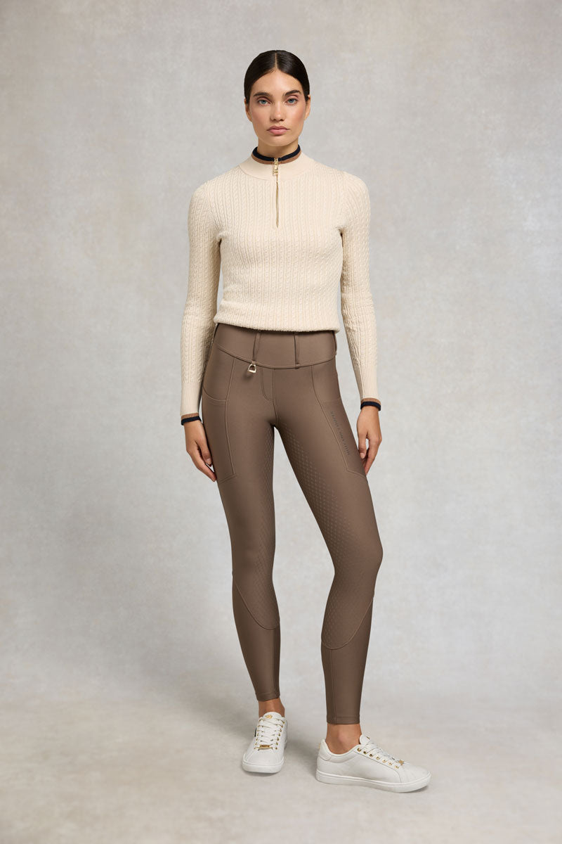 Holland Cooper Chatsworth Pull On Breeches Mocha 