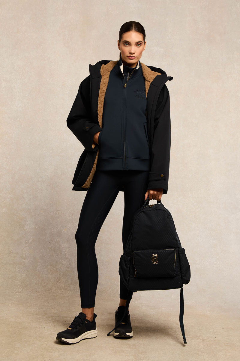 Holland Cooper Training Zip Through Sweat Ink Navy