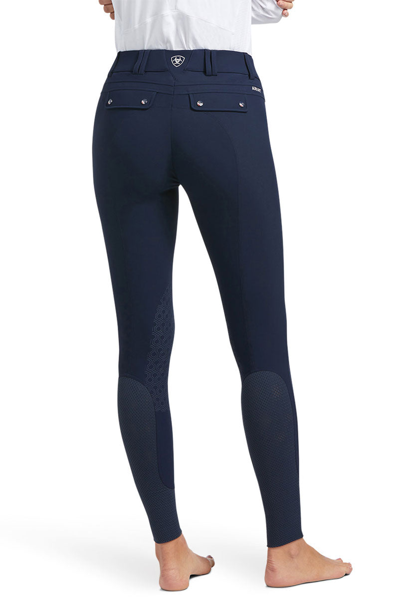 Ariat Women's Tri Factor Grip Knee Patch Breech Navy