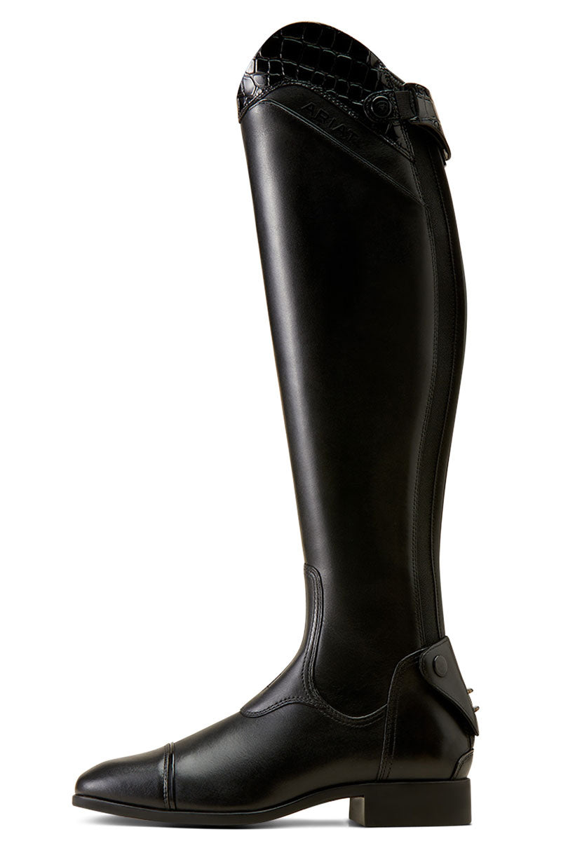 Ariat Women's Palisade Show Tall Riding Boot Black Croc