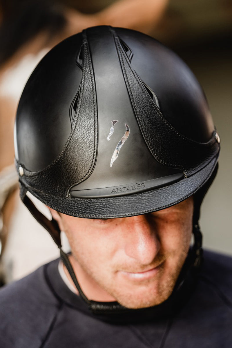 Antares Reference Riding Hat Matt Black/Black