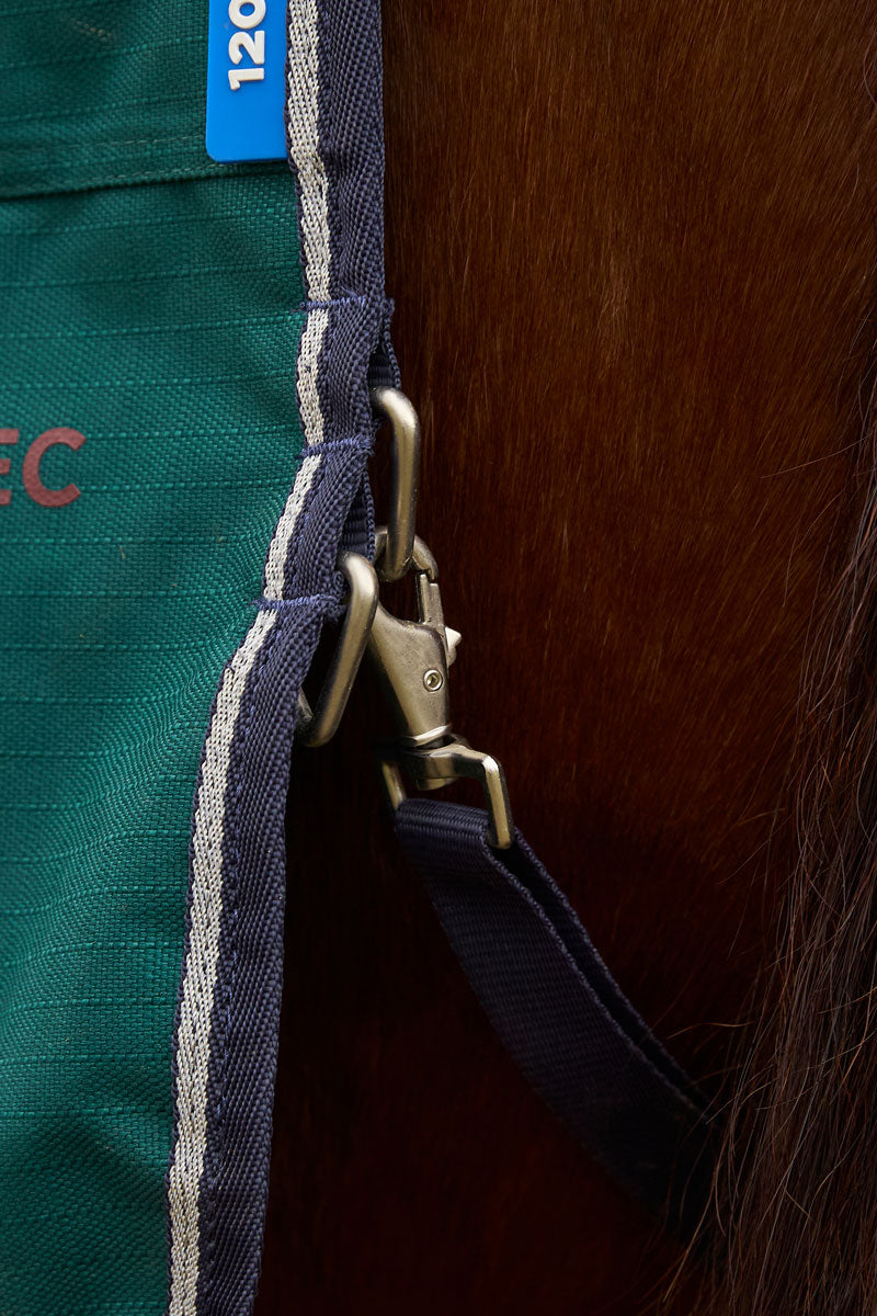 Weatherbeeta ComFiTec Plus Dynamic Detach-A-Neck 100g Turnout Forest Green/Navy