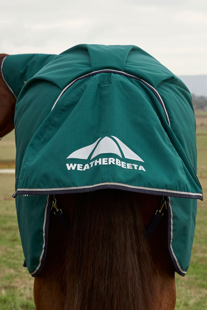 Weatherbeeta ComFiTec Plus Dynamic Detach-A-Neck 100g Turnout Forest Green/Navy