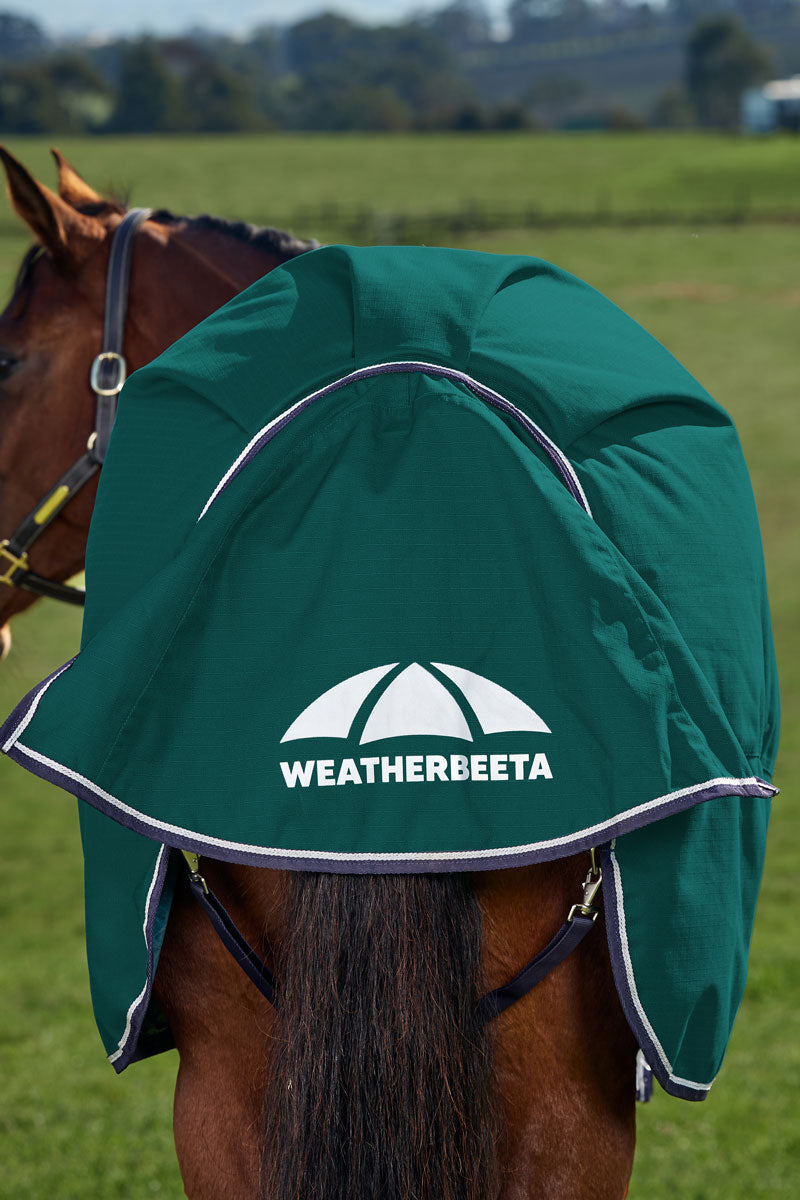 WeatherBeeta ComFiTec Plus Dynamic Detach-A-Neck Turnout 0g Forest Green/Navy