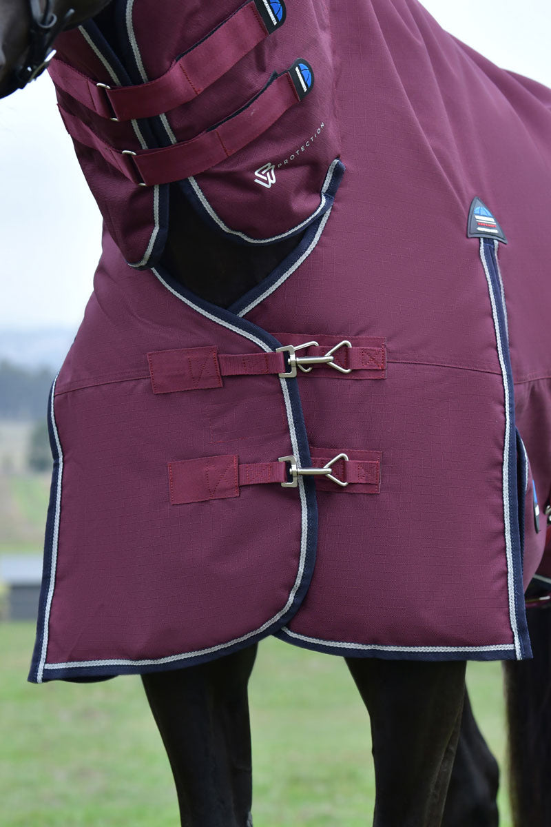 WeatherBeeta ComFiTec Essential Combo Turnout 50g Burgundy/Navy 