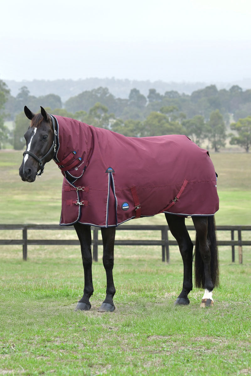 WeatherBeeta ComFiTec Essential Combo Turnout 50g Burgundy/Navy 