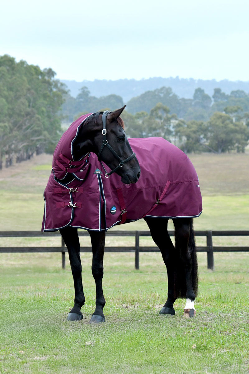 WeatherBeeta ComFiTec Essential Combo Turnout 50g Burgundy/Navy 