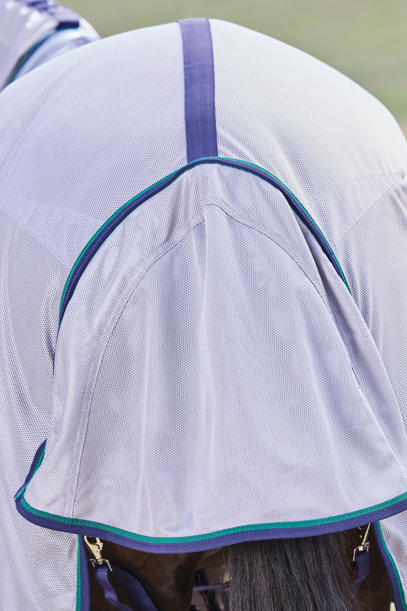 Weatherbeeta ComFITec Zephyr Fly Sheet Combo Grey/Navy/Forest Green