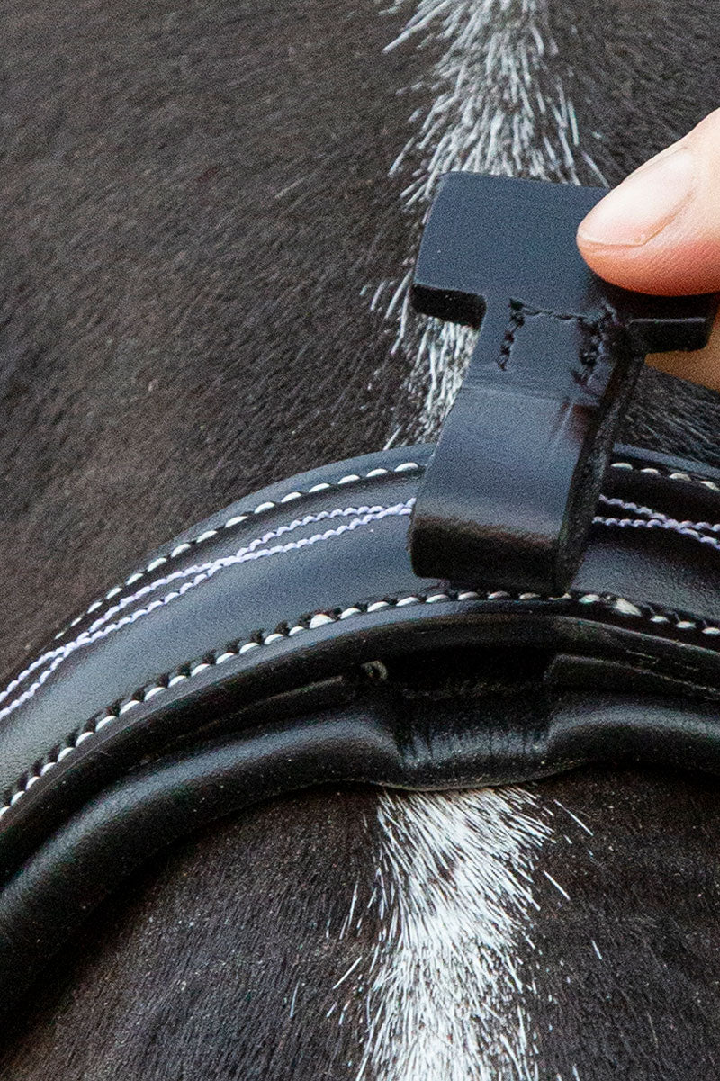 Schockemohle Monza F Bridle Black/Cream/Silver