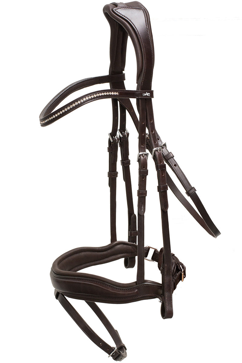 Schockemohle Stanford Bridle Espresso/Silver